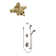 Shower Faucet with Rough-in Valve and Posi-Temp