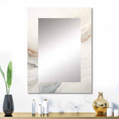 Rivers Resonance Dreams - Beige Wall Mirror Decor