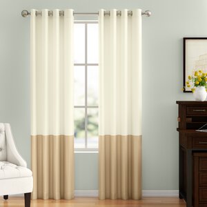 Red Barrel Studio® Jarrek Polyester Semi Sheer Curtain Panel & Reviews ...