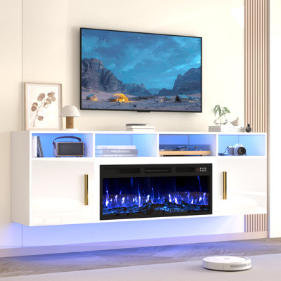Meuble télé avec foyer électrique 36 po Alazik
