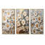 «White Daisy Blooming Elegance», ensemble de 4 impressions sur toile-1686353178-1686353155