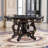 Luxury Round Marble Dining Table Sets-108072294