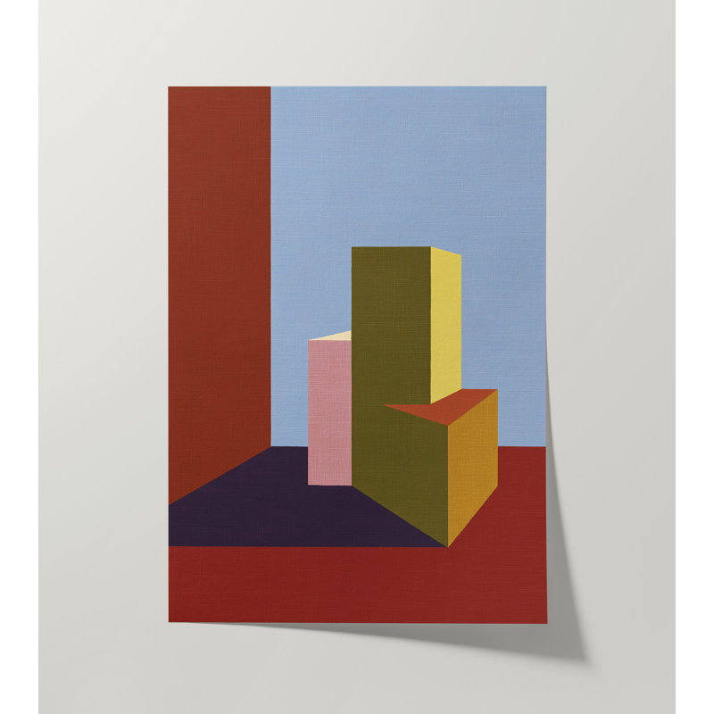 Form and Structure No. 06: Art abstrait géométrique, 18x24 in, Black