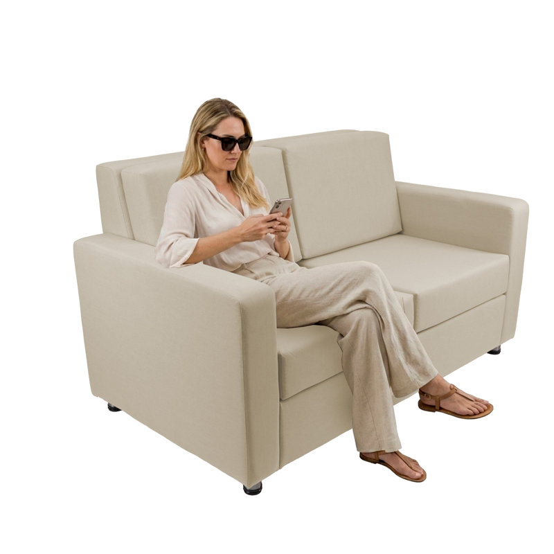 Canapé d'extérieur avec Sunbrella - Spectrum sable, Sable Spectrum