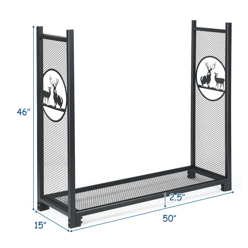 Shaffer 50'' W Metal Log Rack