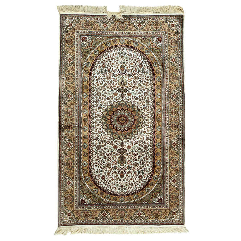 Hand Woven Silk Oriental Area Rug