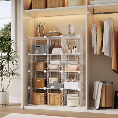 95cm W Metal Shelving Unit
