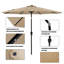 Parasol 9 pi avec lumières DEL-2122560508