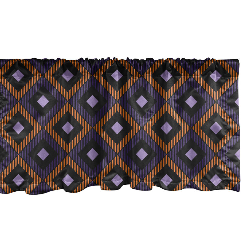 Ensemble de 2 cantonnières Ambesonne Mandala 51621, L 54 po x L 12 po