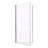 Semi-Frameless Circular Pivot Shower Door In Chrome With 1/4" (6Mm) Thick Tempered Glass-120129695