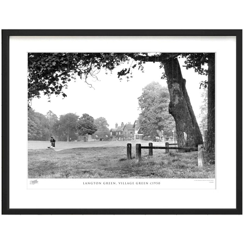 Langton Green, Village Green C1950 1 Piece Single Picture Frame Wall Art, 40cm H x 50cm W x 2.3cm D