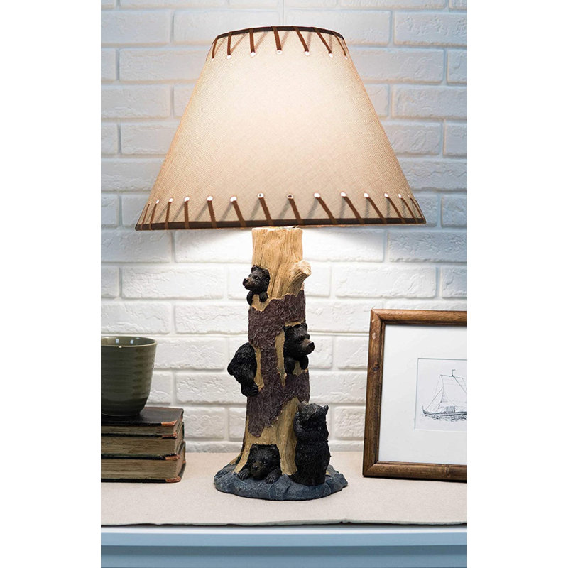 Lampe de chevet brune Starbuck 22 po