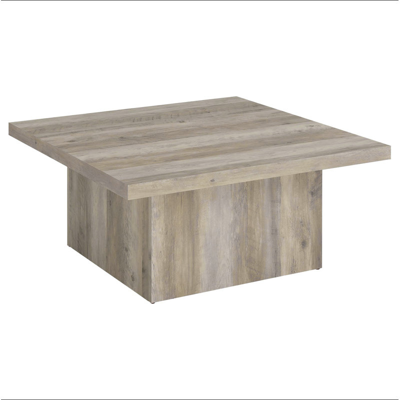 Table basse en pin vieilli