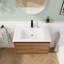 Petit meuble-lavabo tout-en-un 30 po avec lavabo et rangement-1494377152