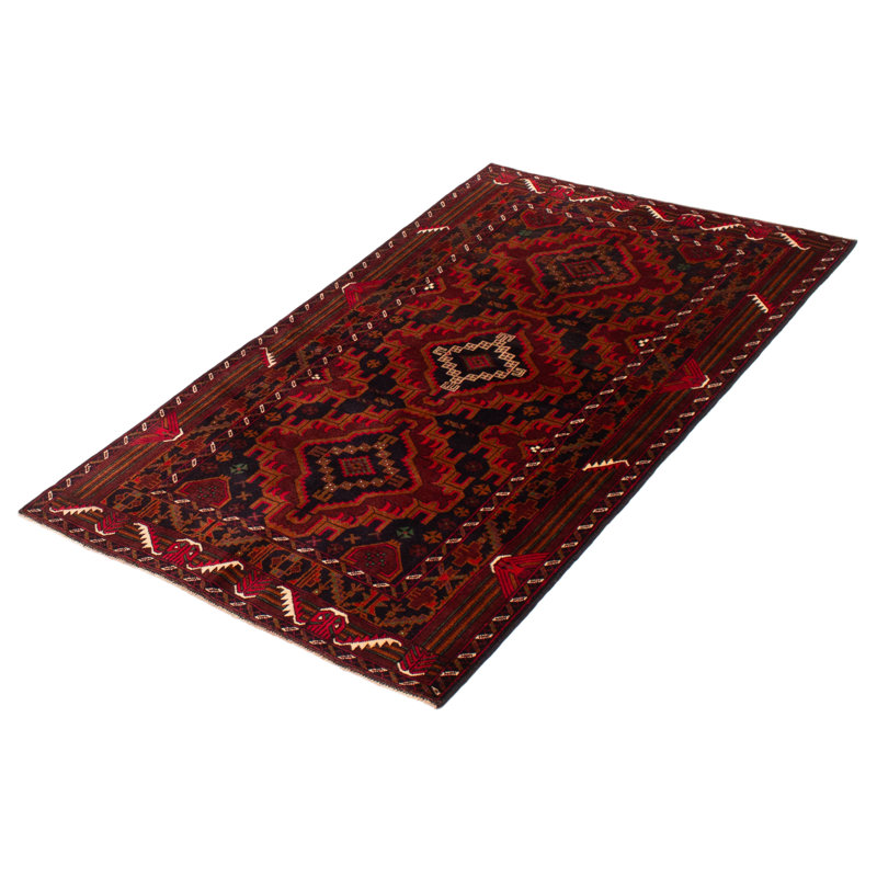 Teimani Red Rug 3'7" x 6'0"