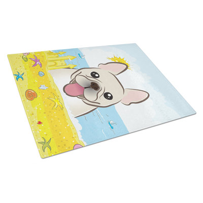 Planche à découper en verre trempé d’été caroline