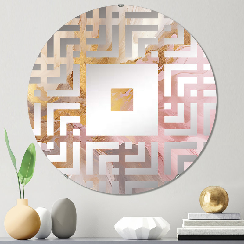 Miroir mural carré, 23,6 po x 23,6 po