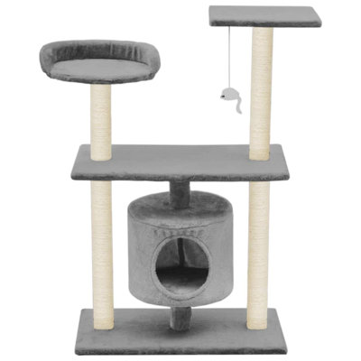 vidaXL Cat Tree Engineered wood Medium Cat Tree Rectangular