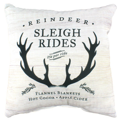 Housse de coussin carré et housse de coussin Reindeer