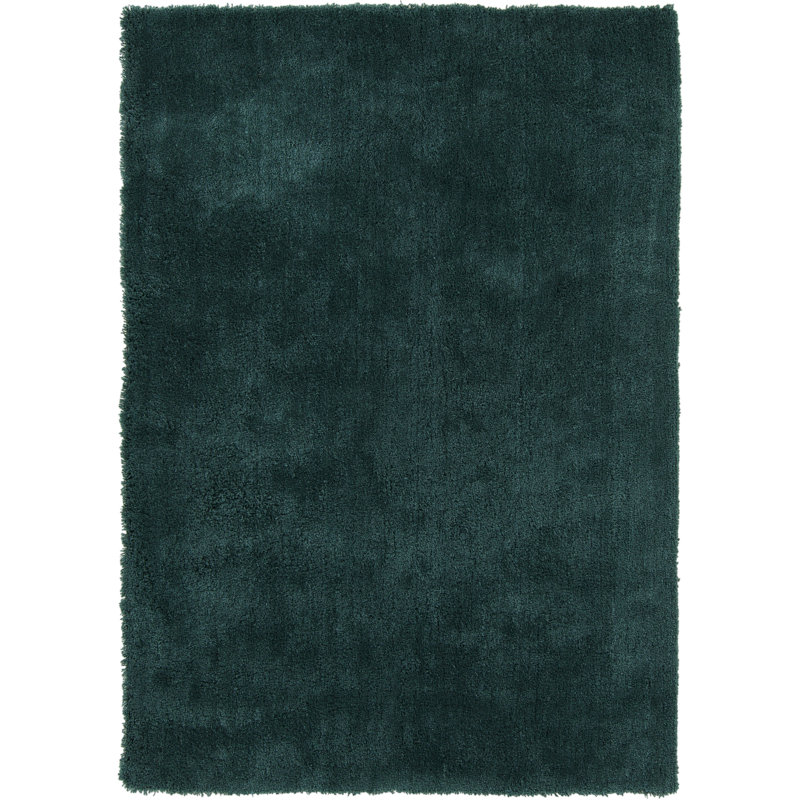 Tapis bleu marine touffeté à la main Braun, Rectangle 9 pi x 13 pi