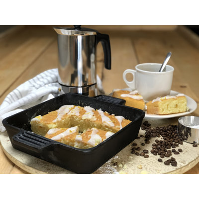 Bayou Classic Rectangle Cast Iron 2 Piece Baker Bakeware Set