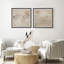 Abstrait beige et brun avec impression murale minimaliste moderne et neutre-102833040-102833039