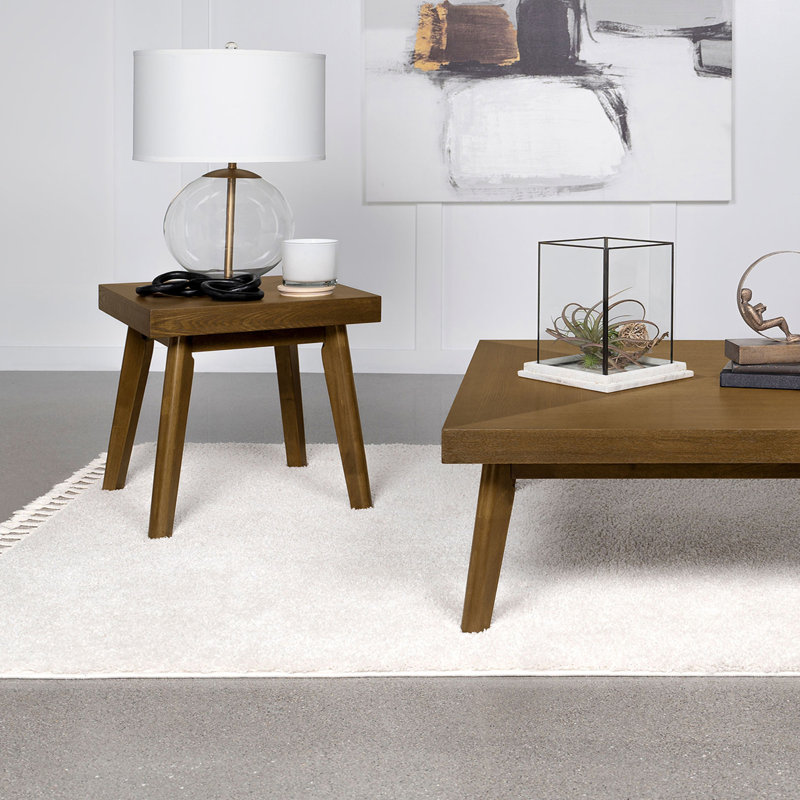 Square Wood Side Table