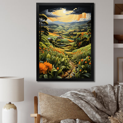 Bartolotti Farm Harvest Symphony Pastoral V Framed On Canvas Print