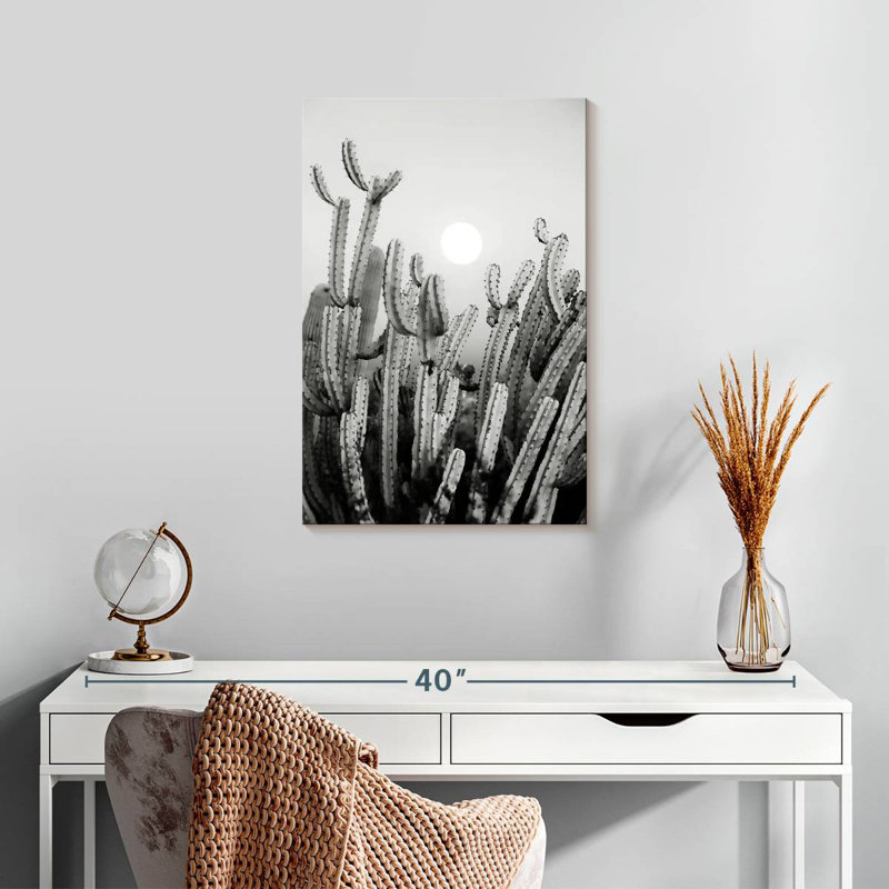 Harnek Black Arizona - Cactus Sunset, 24" H x 16" W