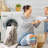 5x7 Washable Entryway Rug: Farmhouse Kitchen Hallway Rug Wide Soft Water Resistant Floor Mat for Bathroom Nursery Non Slip Indoor Carpet for Living Room Bedroom Dining Room(Beige)-1247223110