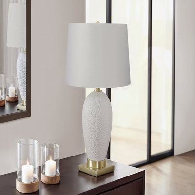 Lampe de table - H 26 po, matériau céramique