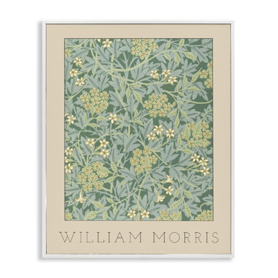 Giclée aux tons verts William Morris, design par Lil 'Rue