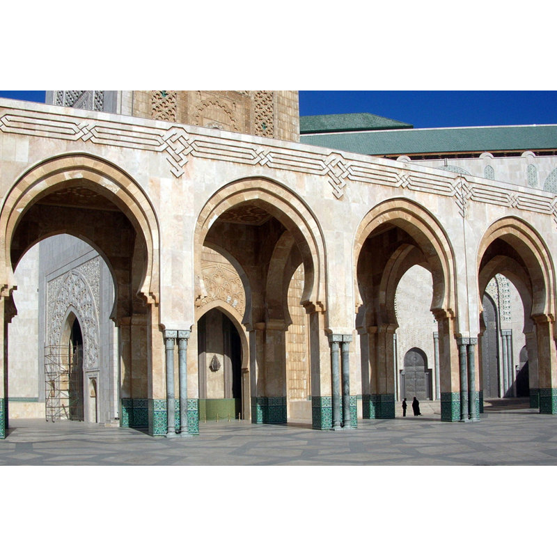 Mosquée Hassan II, Maroc, H 16 po x l 24 po