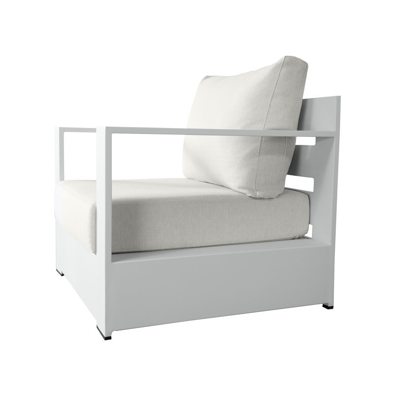 Ridgecrest Aluminum Outdoor Lounge Chair with Cushions