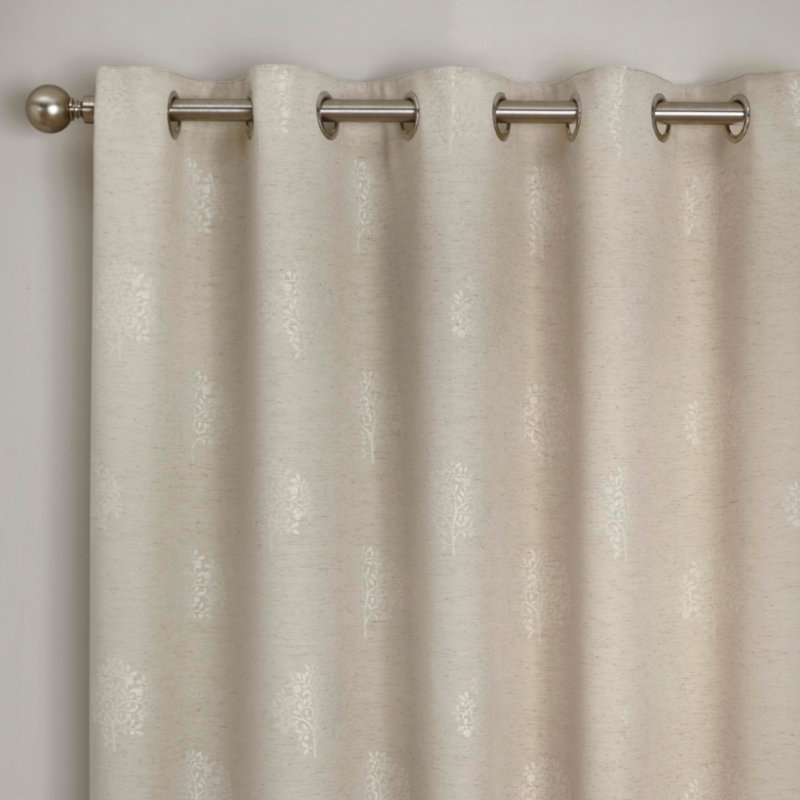 Semi Sheer Curtain Pair, 168 x 229 cm, Natural