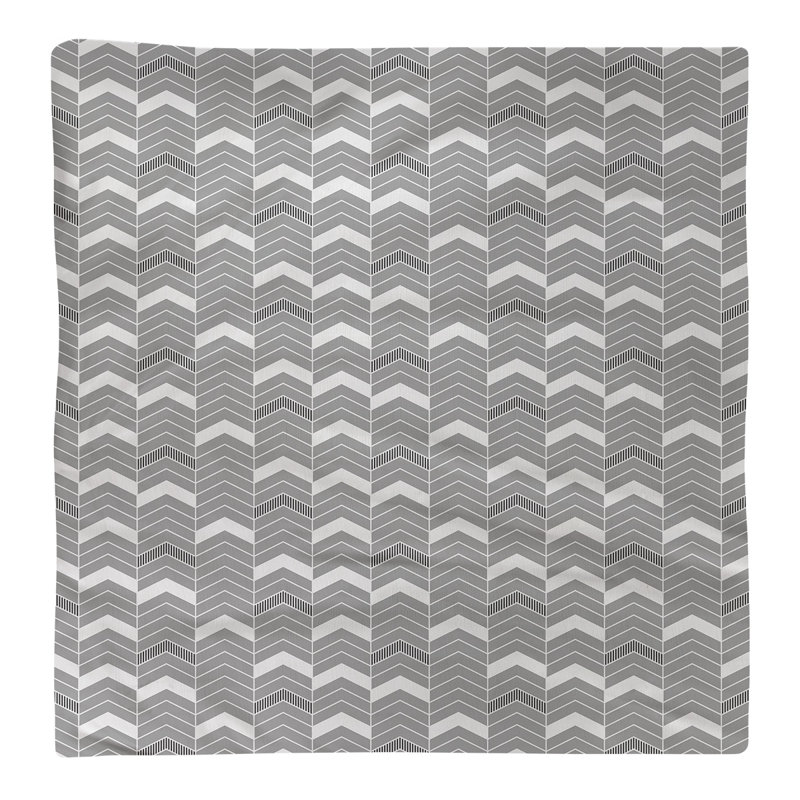 Serviette en coton bicolore lignée Stephenie, H 0,1 po x l 10 po x P 10 po, Noir, Sergé de coton