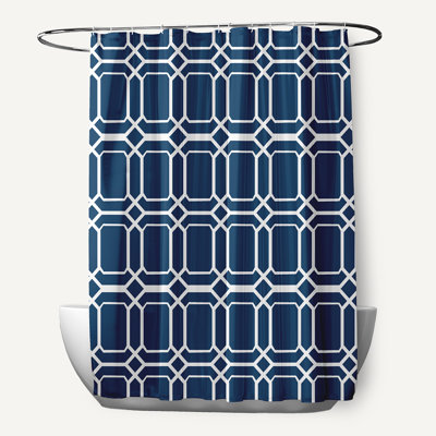 Rideau de douche simple synthétique Synthia
