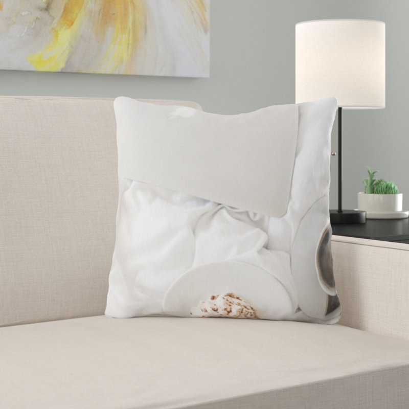 Coussin décoratif café