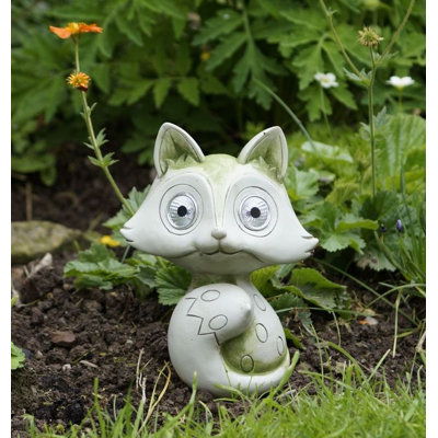 Caulfield Fox Weather Resistant Plastic Garden Statue