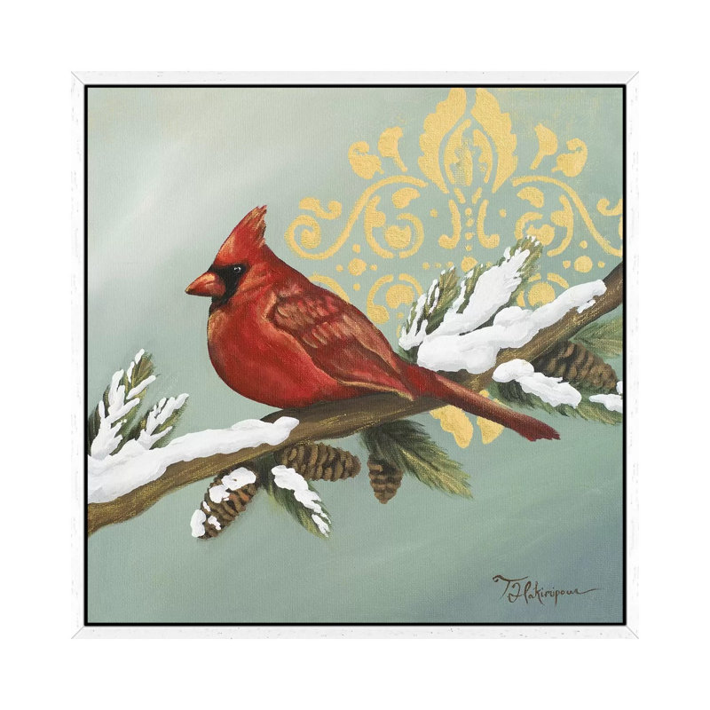 Winter Bird II, 93.98 cm H x 93.98 cm W, White