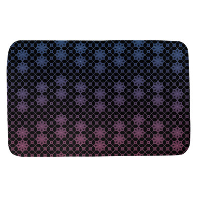 Tapis de bain en treillis Leffel
