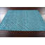 Tapis oriental transitionnel bleu turquoise 5X8-820230733