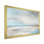 «Beige et bleu» de la plage, horizon minimaliste I - plage côtière, impressions sur toile