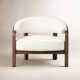 Oak Accent Armchair