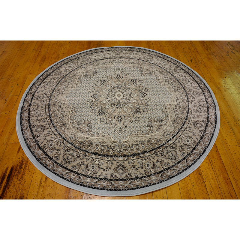 Layton Oriental Indoor Rug, Round 6'