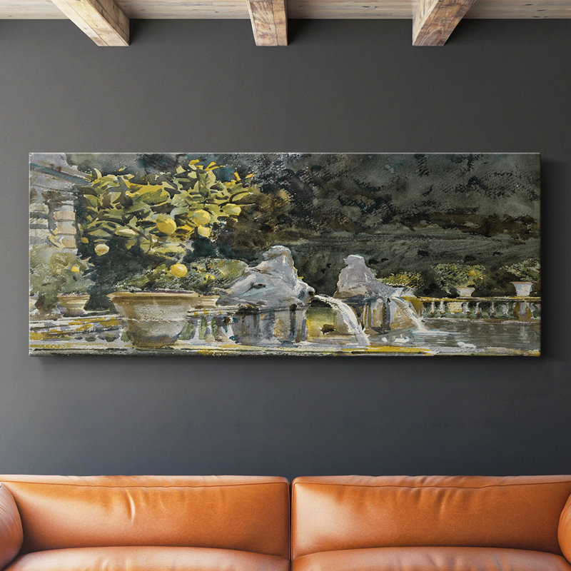 Série paysage - CMIX - Toile tendue avec châssis - Prêt à accrocher, H 16 po x l 40 po