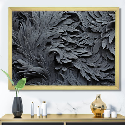Grey Spiraling Fractal Sprial II - Abstract Spirals Wall Art