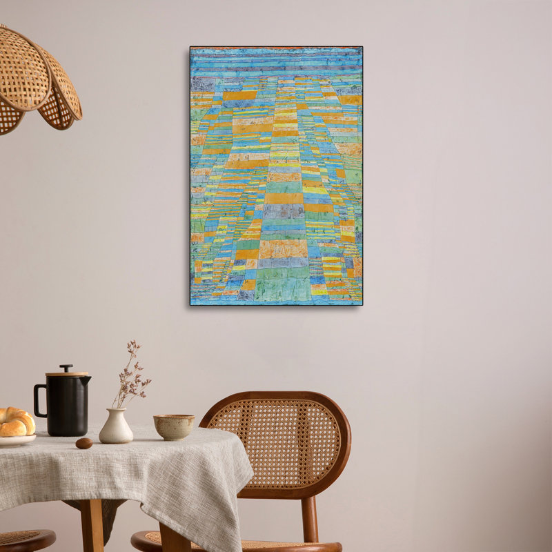 Reproduction d'art sur toile Steemplix, "Route principale et contournement" par Paul Klee