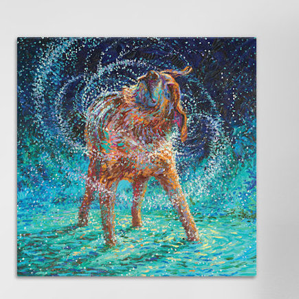 " Old Rem " by Iris Scott, 12" H x 12" W x 0.75" D, No Mat, Wrapped Canvas