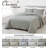 Lightweight Diamond Stitch Coverlet Crinkle Textured Quilt Set-1072344673-1072344672